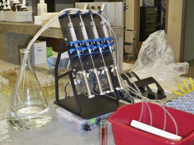 Four-Channel Syringe Dispenser